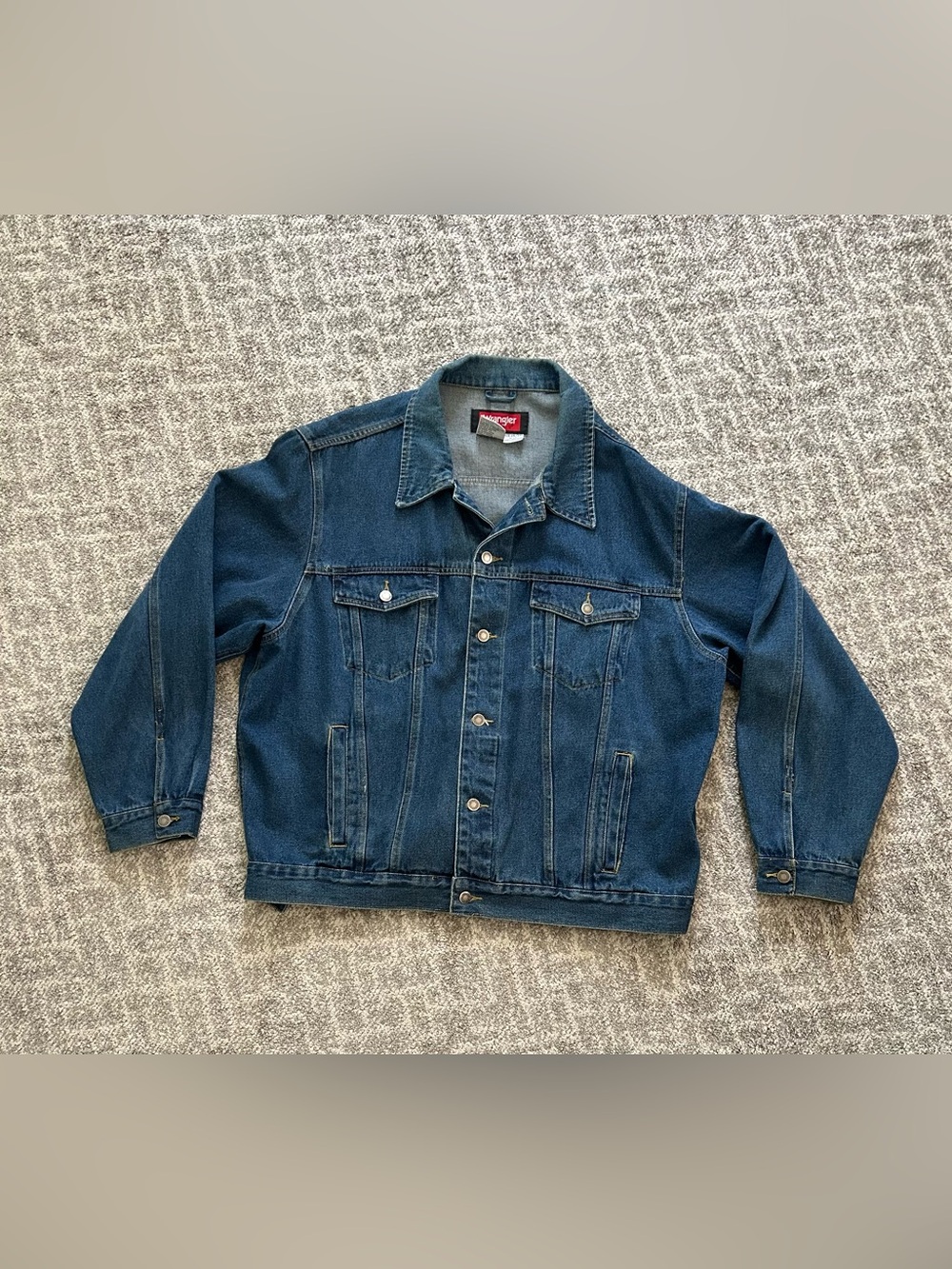 Vintage Wrangler Hero denim trucker jacket (2XL)
